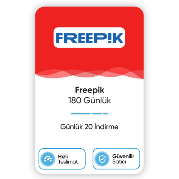 Freepik – 180 Günlük
