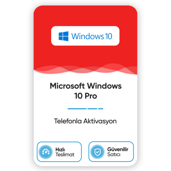 Windows 10 Pro – Telefon Aktivasyon