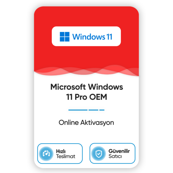 Windows 11 Pro – OEM Online Aktivasyon