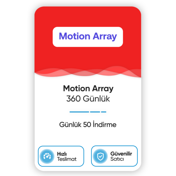 Motion Array – 360 Günlük